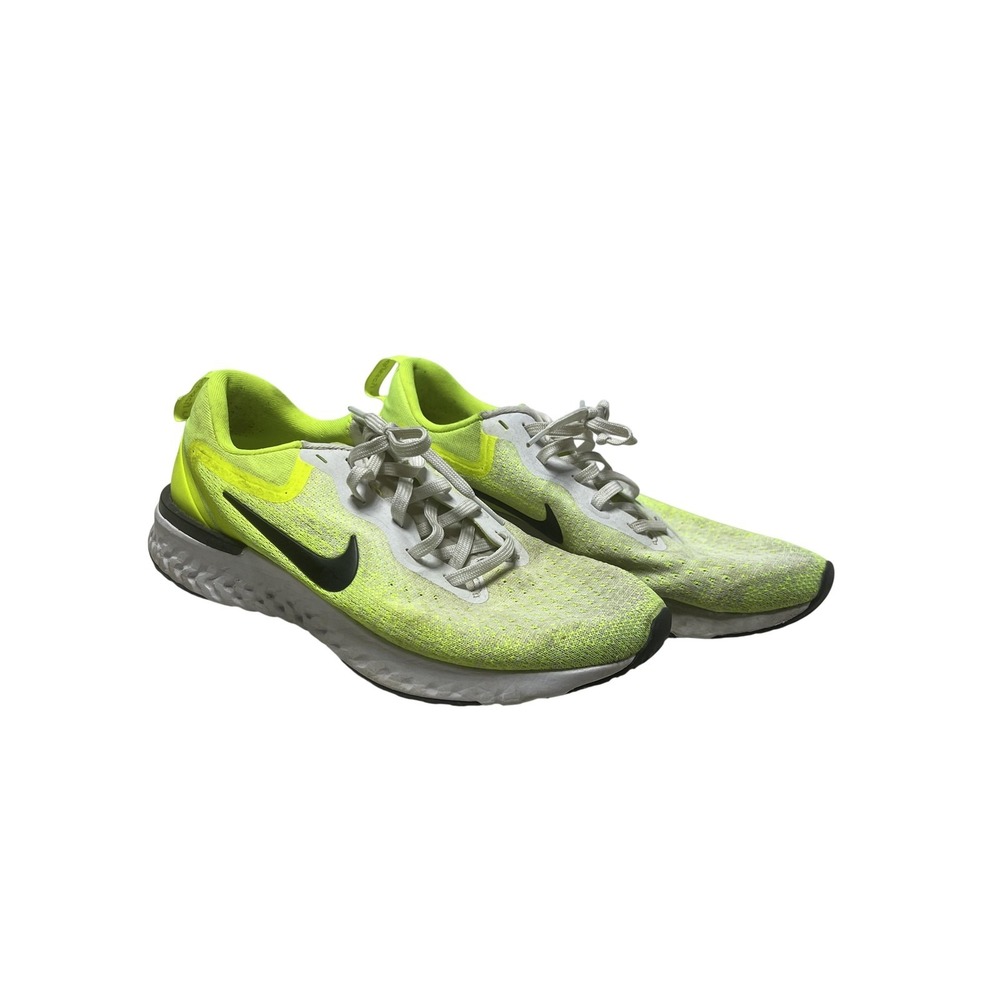 Nike Odyssey React Shoes Mens Size 8.5 Yellow Mesh Running Sneakers AO9819-103